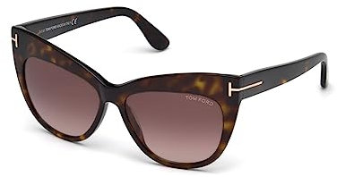 Tom Ford FT0523 5652F Sonnenbrille FT0523 52F Cateye Sonnenbrille 56, Braun