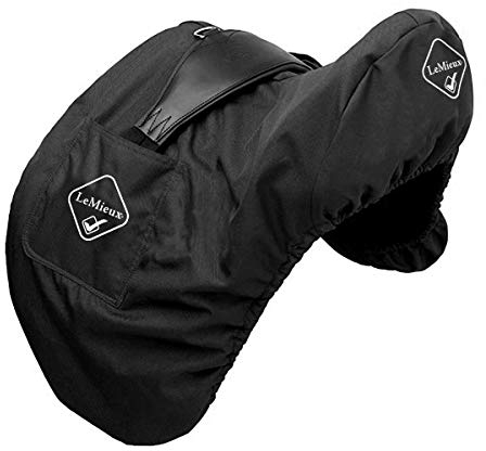 LeMieux Dressur-Sattelbezug, Schwarz, Einheitsgröße