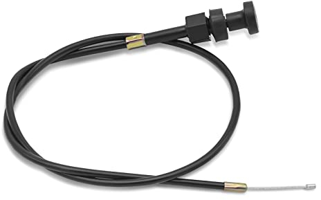 Wai Danie Motorcycle Black 74cm Pull Choke Cable Throttle Assembly Fit Compatible with Yamaha PW50 Pit Dirt Bike