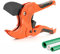 AIRAJ - PVC-Rohrschneider | schneidet bis zu 4,1 cm | Ratschen-PVC-Schneider-Werkzeug | PEX-Rohrschneider | V-förmige SK5-Stahlklinge | zum Schneiden von PVCCPVCPPPEXPEXPE Kunststoffrohren