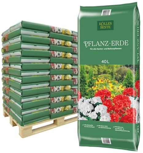 Kölles Beste Pflanzerde, torfreduziert, 60 Sack à 40 l, gesamt 2400 Liter