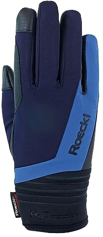 Roeckl Sports Reithandschuh WINSFORD, Freizeit Winter Handschuh, Abendblau 7.5