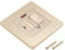 sourcing map Interruptor de Enchufe de Reino Unido, Toma de Corriente con Fusible Tono Dorado 250V 13A 86mmx86mm