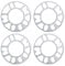 4pcs Autos Spurverbreiterungen, 4/5 Löcher Rad Distanzscheiben, Universal Radabstandshalter Unterlegscheiben Platte, Aluminium Legierung Distanzscheiben Scheibe (3 mm)
