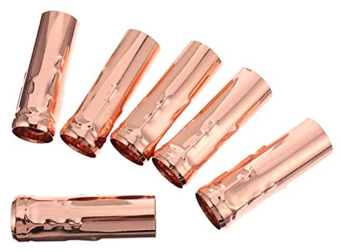 AUTSUPPL 6pcs Candle Tear Sleeve Tall Candle Socket Covers Outdoor Pendant Light Crystals Decor Light Fittings Ceilings Candle Light Supplies Candelabra Base Socket Tea Light Iron Golden
