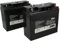vhbw 2X Akku kompatibel mit APC SUA1500ICH, SUA1500US, SUA750RMJ1UB, SUA750XL, SUA1500X93, SUVS1400, XL SU1000XLNET USV (18000 mAh, 12 V, AGM)