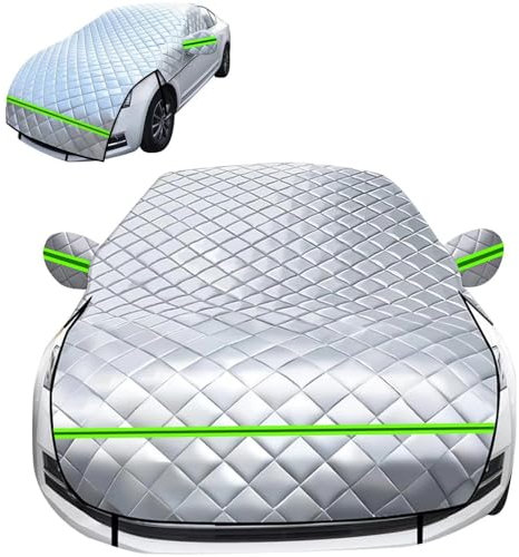 generisch windschutzscheibenabdeckung kompatibel mit Dacia Jogger 2021-2025,Faltbare Anti-Schnee-Reflexstreifen scheibenabdeckung Auto (Silver)