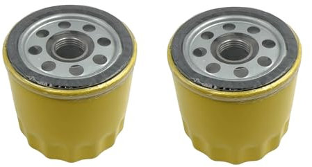 2 pièces de filtre à huile compatibles avec Kohler 7000 HD série 2000 moteur K582 pour tondeuses à gazon, et pièces de tracteurs remplace les références #52 050 02-S