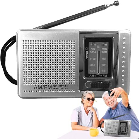 Batteriebetriebenes Radio, Transistorradio Weltempfänger Mit Großartiger Empfang, Kopfhöreranschluss, Großes Internes -Kernstück Für Sprachinstrumente Für Camping Und Outdoor