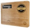 Deer & Oak Personalised Butcher's Block - Custom Engraved Chopping Board King of The Kitchen 40x30x3.8cm - Father's Day Gift Heavy Duty Bamboo Meat Board, Kitchen Chopping Block