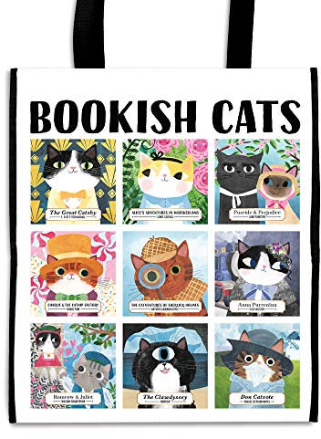 Bookish Cats Reusable Shopping Bag