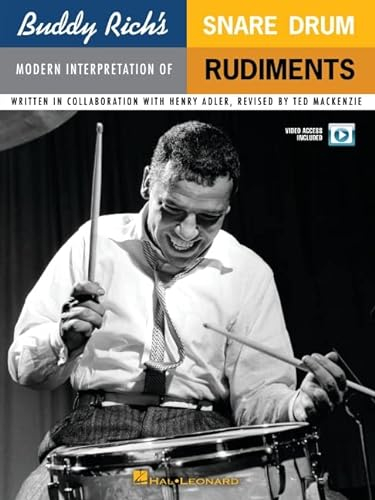 Buddy Rich's Modern Interpretation of Snare Drum Rudiments: Book/2-DVDs Pack [With DVD]