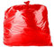 50 bolsas de basura de 99 cm, color rojo, 45 x 73 x 99 cm, 140 g.