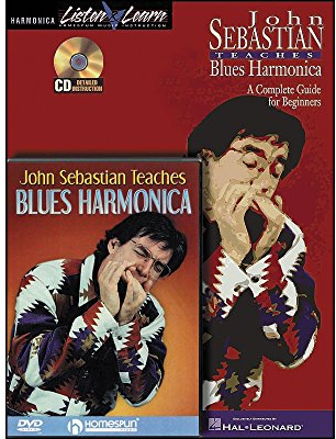 John Sebastian - Harmonica Bundle Pack: John Sebastian Teaches Blues Harmonica (Book/CD) with John Sebastian Teaches Blues Harmonica (DVD): A Complete Guide for Beginners (Harmonica Listen & Learn)