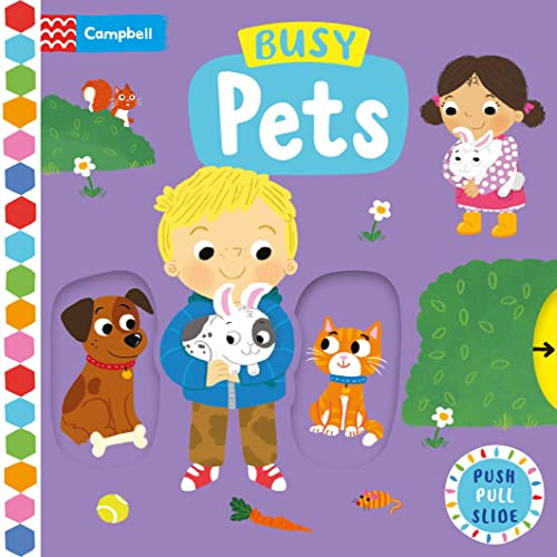Busy Pets: A Push, Pull, Slide Book (Campbell Busy Books, 18)