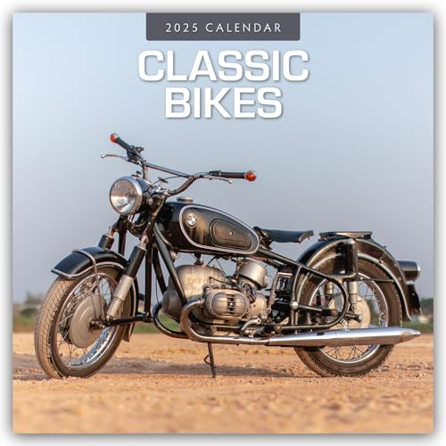 Classic Bikes – Klassische Motorräder 2025 – 16-Monatskalender: Original Red Robin Publishing Ltd-Kalender [Mehrsprachig] [Kalender] (Wall-Kalender)
