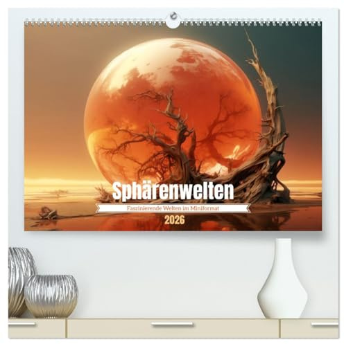 Sphärenwelten (hochwertiger Premium Wandkalender 2026 DIN A2 quer), Kunstdruck in Hochglanz: Welten im Miniformat (CALVENDO Wissenschaft)