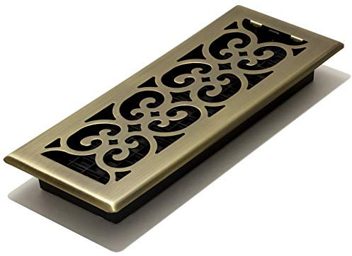 Decor Grates SPH412-A Grille de sol en laiton antique 10,2 x 30,5 cm