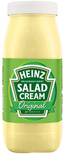 Heinz Salad Cream, 2.15Ltr | Speeds up professional food prep and portioning with an easy-pour handle, keeping busy commercial kitchens stocked.