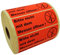 Prolac – 1000x „BITTE NICHT MIT DEM MESSER ÖFFNEN“ Warnhinweis Aufkleber (Warnaufkleber) | Sticker selbstklebend | Warnetiketten | Kein Klebeband/Kleberolle - 115 x 37 mm