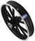 HMParts Felge Orion KDX- 10 Zoll (25,4 cm) - vorne - sw - Mini Cross/Dirt Bike / 2-Takt