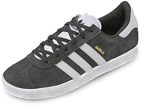 adidas Herren Gazelle BB5480 Low-Top, Grau (DGH Solid Grey/White/Gold Met.), 40 2/3 EU