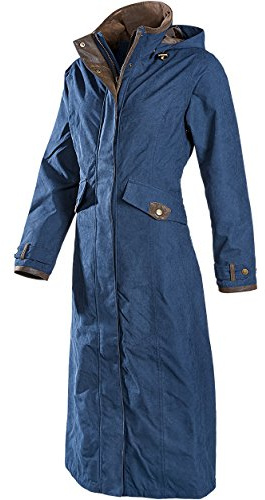 BALENO Womens Kensington Coat Navy - Breathable Waterproof Sprayproof