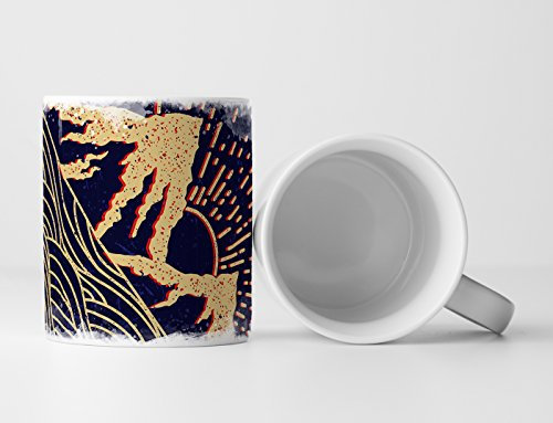 Eau Zone Motiv Spruch Tasse Geschenk