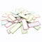 Magnetische trocken abwischbare Etiketten, Namensschilder für Whiteboards, 40 Etiketten, 8 Farben, 5.6 cm x 3 cm