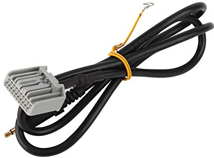 EVGATSAUTO Zusatzadapterkabel für Audioanschlüsse, 3,5-mm-AUX-In-Audioanschlussadapterkabel Kompatibel mit 2006-2013 CRV