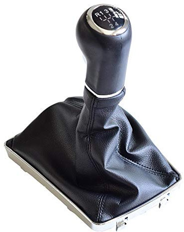 5 velocidades de cuero manual palanca de cambios de palanca de cambios funda de arranque para V-auxhall Astra III H 1.6 2004 2005 2006 2007 2008 2009 2010 (5 velocidades)