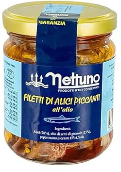 Sardellenfilets nach Cetara Art in Öl - kleines Glas