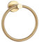 Gebürsteter Handtuchring Handtuchhalter Edelstahl Einfacher Runder Handtuchhalter für Zeitgenössisches Bad Bauernhaus Küche Organizer Wandmontiert（Gold）