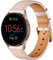 Oielai 20mm Band Kompatibel mit Samsung Galaxy Watch 7 Armband/Galaxy Watch 6/6 Classic/Galaxy Watch 5/5 Pro, Leder Ersatzarmband für Galaxy Watch 4/Galaxy Watch 4 Classic, Sandrosa