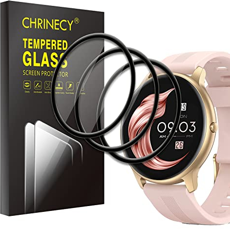 CHRINECY [3-Stück] Kompatibel mit AGPTEK LW11 1,3 Schutzfolie, 3D Gebogene Vollabdeckung Schutz Displayschutzfolie, Anti-Kratz, Wasserdicht，HD, Anti-Öl, Ultrabeständig, für AGPTEK LW11 1,3