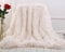 Freyamy Flauschig Kunstpelz Kuscheldecke 160x200cm Beige Wende Wurfdecke Langhaar Microfaser Kunstfell Wohndecke Flanell Warme Felldecke Weich Sofa Decke TV-Decke Klimaanlage Decke Plüsch Tagesdecke