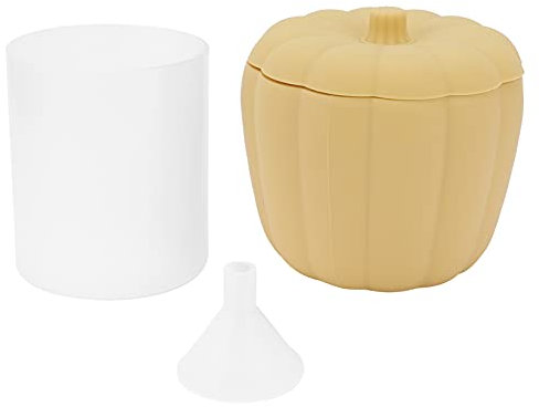 HERCHR Ice Cube Tray,Silicone Pumpkin Ice Cube Maker Silicone Bucket with Lid,Fruit Storage Champagne Beer Bucket for Home Cocktail