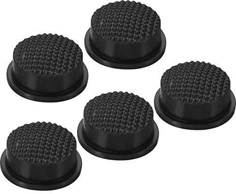 PATIKIL 0,59 LED Lampe Poche Commutateur Capuchon, 5 Pcs Silicone Souple Botte Couverture pour Pression Bouton Interrupteur Électrique Torche Portable Lampes de poche Projet, Noir