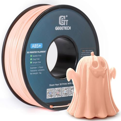 GEEETECH ABS+ Filament 1,75 mm, 3D Drucker Filament,1 kg pro Spule,Skin Color