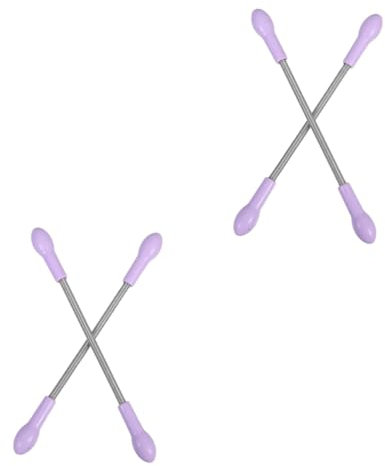 FOMIYES 4stücke Gesichtshaarentferner Effektives Friseur-werkzeug Für Schmerzfreie Haarentfernung Tragbarer Edelstahl Epilierer Für Damen Hochwertiger Spring Stick Für Zuhause Und