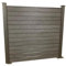 WL Composites Versatile Composite Fence Panels for Garden and Driveways- Various Heights and Colours (4ft, 5ft, 6ft), Fence Post and Panels for Garden (One Post) (4ft, Ash Grey)