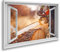 islandburner Prime Bild auf Leinwand Fensterblick Kettensäge Kettensäge in Bewegung Holz Bilder Wandbilder Poster