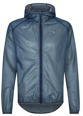 Ziener Herren Natius Regenjacke - Fahrrad|Mountainbike|Outdoor - wasserdicht,atmungsaktiv,super leicht