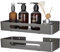 IGNPION 2pcs Shower Organizer Shelf Storage Corner Rack Stainless Steel Bathroom Caddy Wall Mounted Bathroom Accessory Shelf, Grey