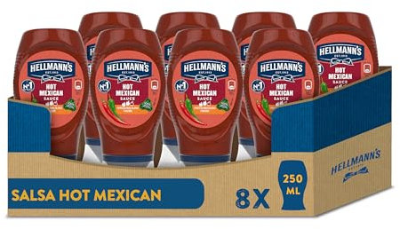 Hellmann's Salsa Hot Mexican Bocabajo 250ml