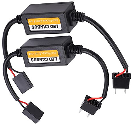 2 Stück H7 Canbus LED-Decoder, LED-Fehlercode-Unterdrückung Bus-Decoder Fix Bulb On Off Problem Adapter