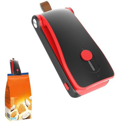 Macchina termosaldatrice con taglierina, macchina termosaldatrice - Risigillatrice e taglierina termica - Macchina per sigillare snack multifunzionale ricaricabile USB portatile facile da applicare co