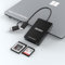 XQD Card Reader - XQD SD Card Reader Dual-Slot USB/Type C Memory Card Reader - 5Gpbs Sony XQD Reader for Sony G/M Series, Lexar 2933x/1400x USB Mark XQD Card,SD/SDHC for iPhone 15/Windows/Mac/Android