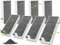 Aktivkohlefilter für Dunstabzugshaube 8 Stück für Bosch HEZ9VRUD0 17004811/ Neff Z821VR0 17004806/Siemens HZ9VRCR0 17004796,195x75x35 mm | Clean Air Umluftersatzfilter