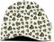 Kleine Könige Mütze Kinder Mädchen Beanie · Modell Hearts Leopard Leo Herzen, schwarz · Ökotex 100 Zertifiziert · Größe 122/128 (KU 52-54)
